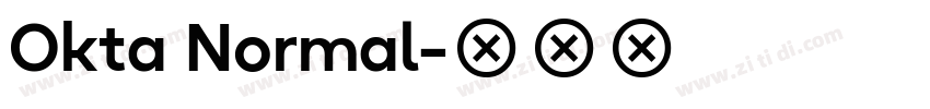Okta Normal字体转换